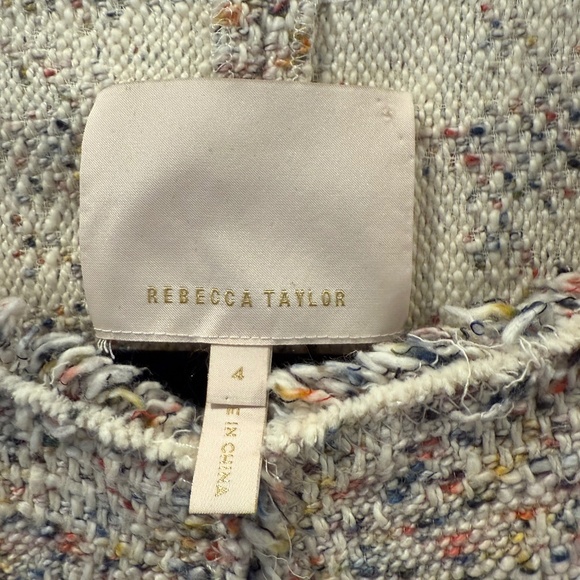 Rebecca Taylor Tweed Jacket – Size 4 - Picture 4 of 5